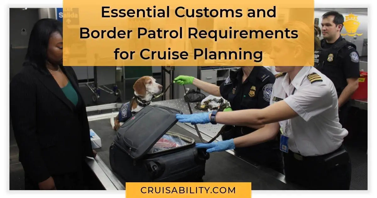 Essential Customs and Border Patrol Requirements for Cruise Planning